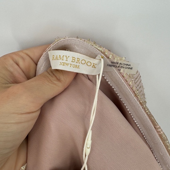 Ramy Brook Sutton Mini Formal Dress Size 10 Cocktail Dress NWT MSRP 495 - Picture 7 of 8